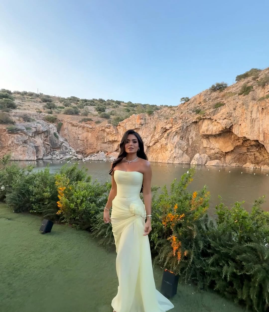  أسماء جلال في حفل زفاف أمينة خليل باليونان