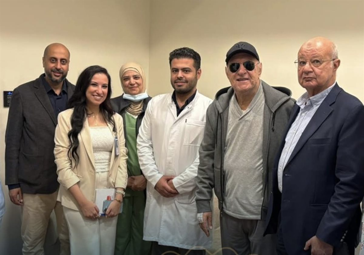 عمر خيرت في المستشفى