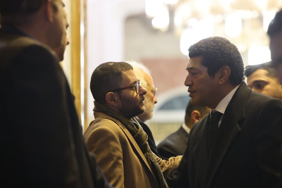 حضور عزاء سمية الألفي