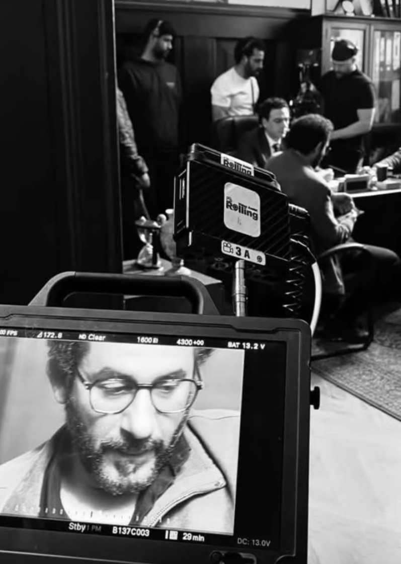 أحمد حلمي من كواليس تصوير فيلم