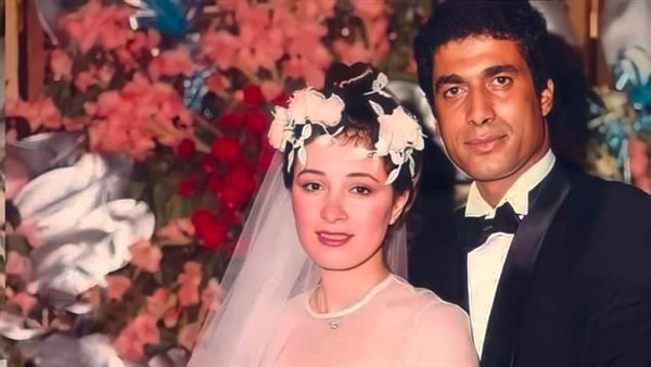 حفل رفاف أحمد زكي وهالة فؤاد