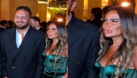 الفنان خالد سرحان وزوجته