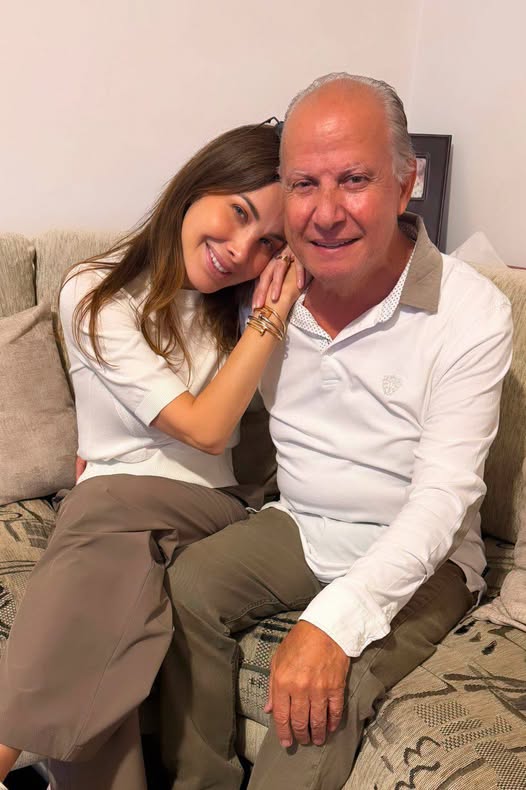 نانسي عجرم ووالدها