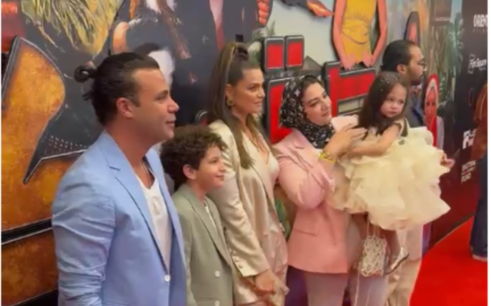 أحفاد الزعيم عادل إمام وأبنا الفنان محمد إمام