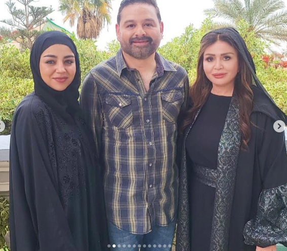 إلهام شاهين من كواليس فيلم الحافي