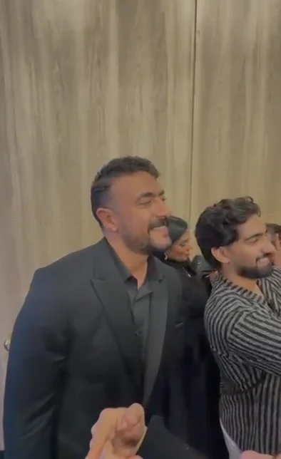 أحمد العوضي ومي عمر يحتفلا بشمشون ودليلة في السعودية