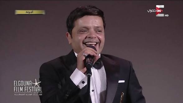 تكريم الفنان محمد هنيدي في مهرجان الجونة السينمائي
