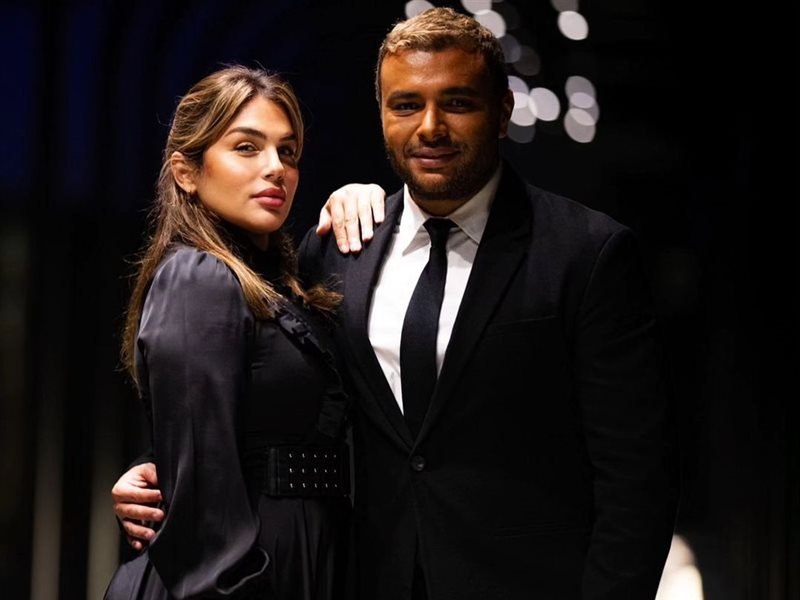 رامي صبري وزوجته