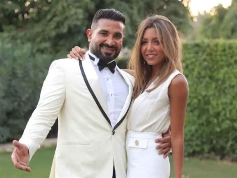 أحمد سعد وزوجته عليا