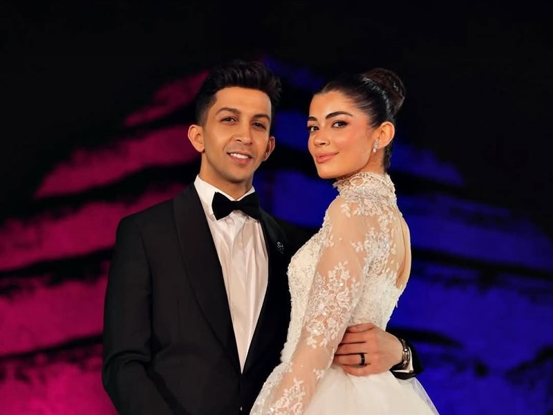 من حفل زفاف هشام