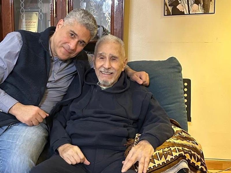 أحمد أبو زهرة ووالده الراحل عبد الرحمن أبو زهرة 