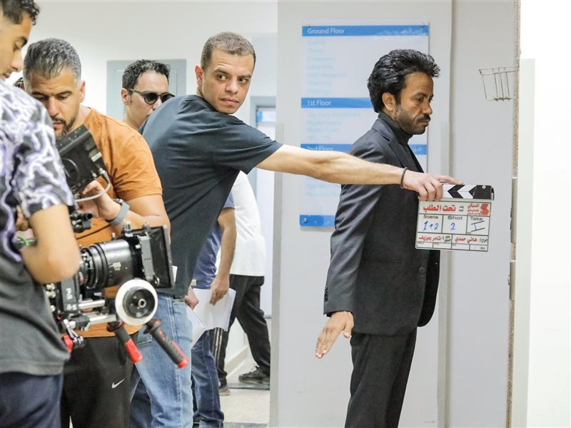 من تصوير فيلم “تحت