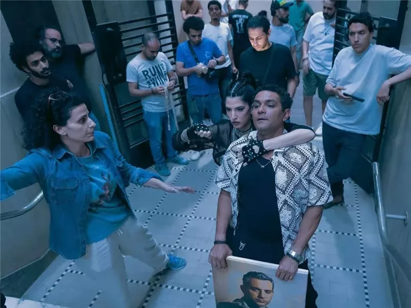 من كواليس تصوير فيلم