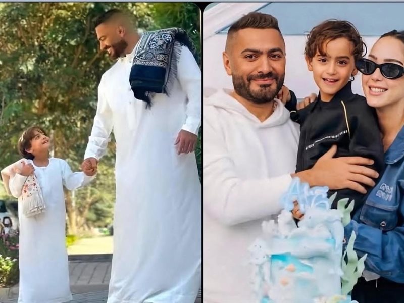 تامر حسني و بسمة