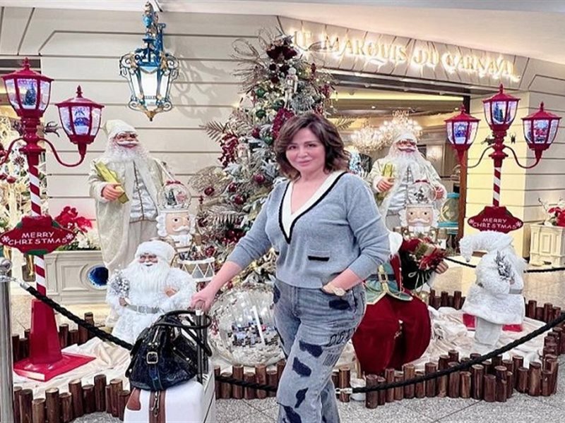 إلهام شاهين تشيد بمطار القاهرة الدولي: 