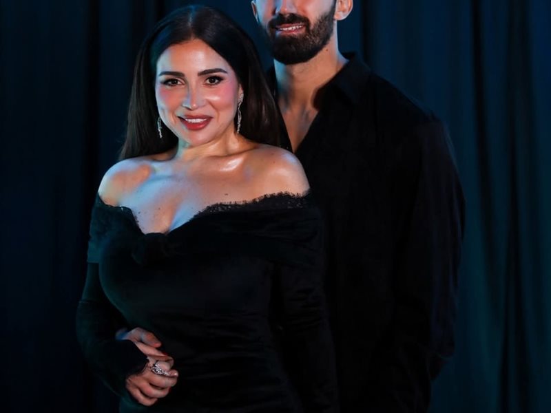 مي عز الدين وزوجها احمد تيمور