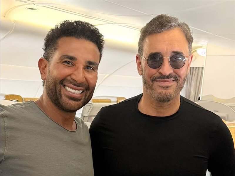 أحمد سعد يتغزل في كاظم الساهر بكلمات من أغانيه: 