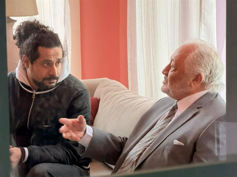 من تصوير مسلسل 