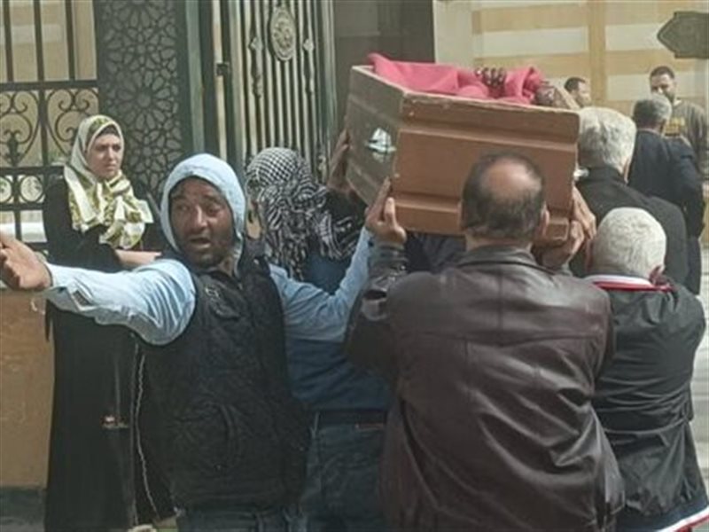 جنازة والدة عبير فاروق