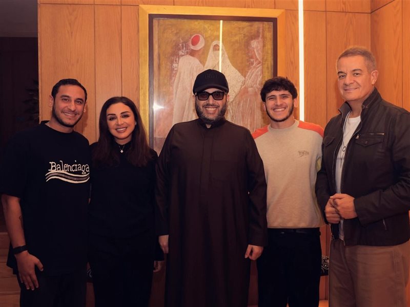 تركي آل الشيخ بمنزل أنغام