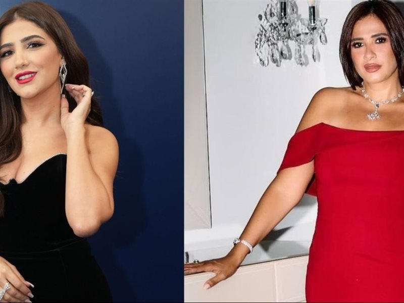 ياسمين عبدالعزيز ومي عمر