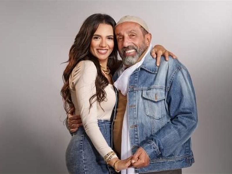 أحمد صيام وابنته بسنت