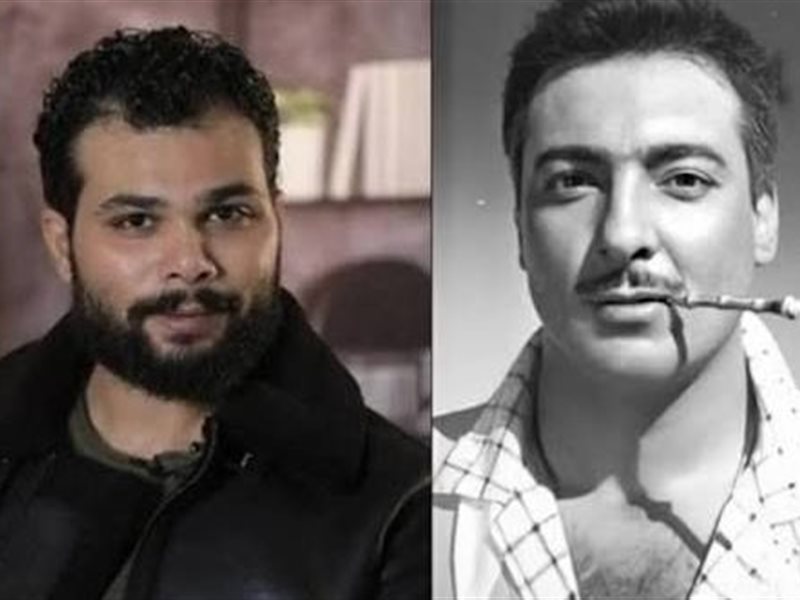 الراحل رشدي أباظة وأحمد عبد الله محمود 