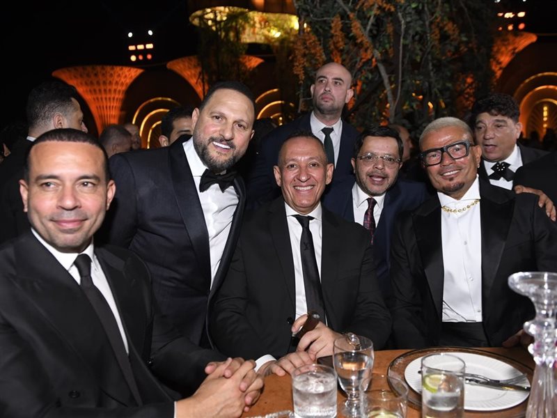 من حفل ابنه شقيق عماد زيادة