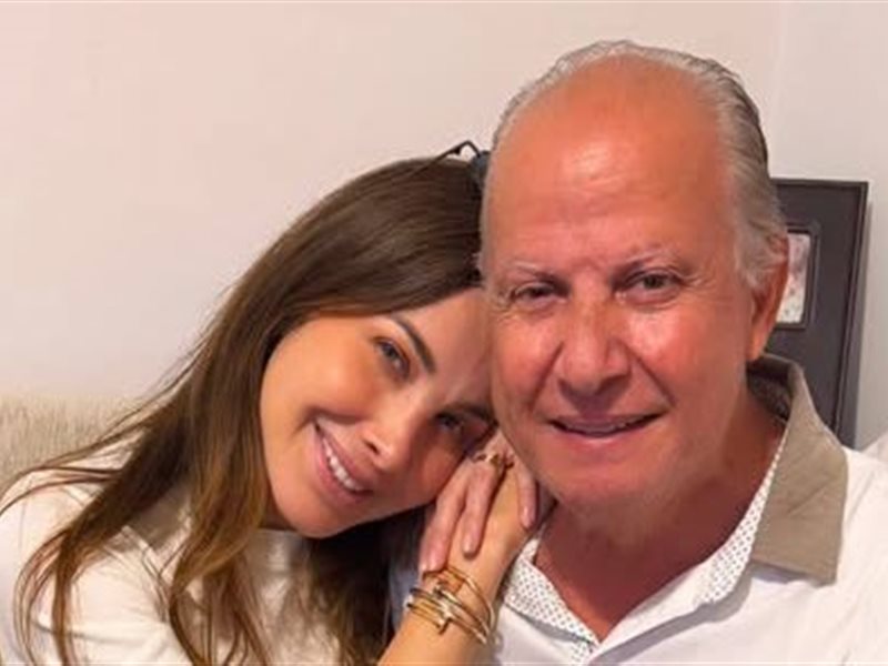 نانسي عجرم ووالدها