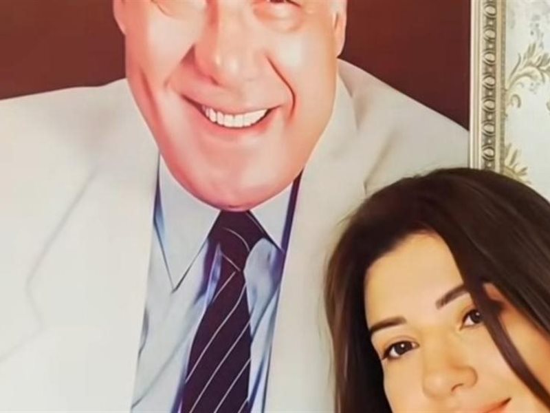 الفنان الراحل فريد شوقي وابنته رانيا فريد شوقي
