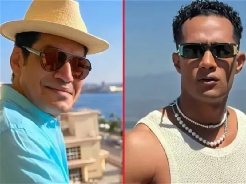 محمد رمضان وباسم رمضان